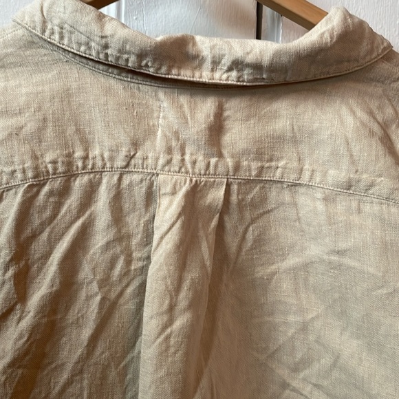 Oversize Sz S Mate the Label linen button down - Picture 7 of 9